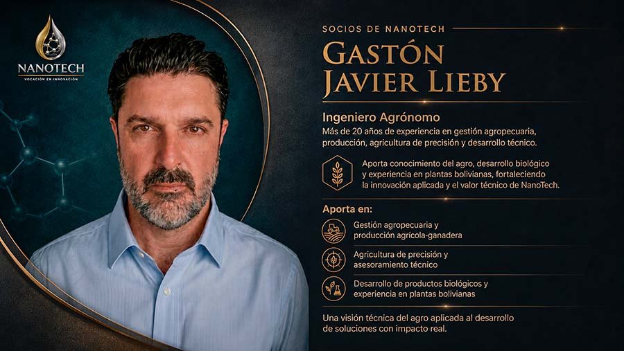 Gastón Javier Lieby, socio de Nano Tech